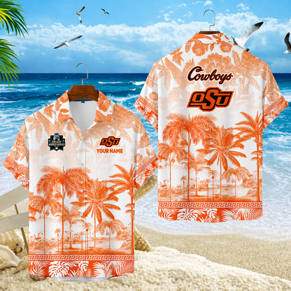 LIMITED EDITION - NEW CUSTOMIZED CWS19 OSC OKLAHOMA STATE COWBOYS UNISEX HAWAIIAN SHIRT