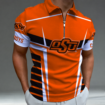 [FAN FAVORITE] NEW CUSTOMIZED NCAA CWS19 OSC OKLAHOMA STATE COWBOYS POLO SHIRT