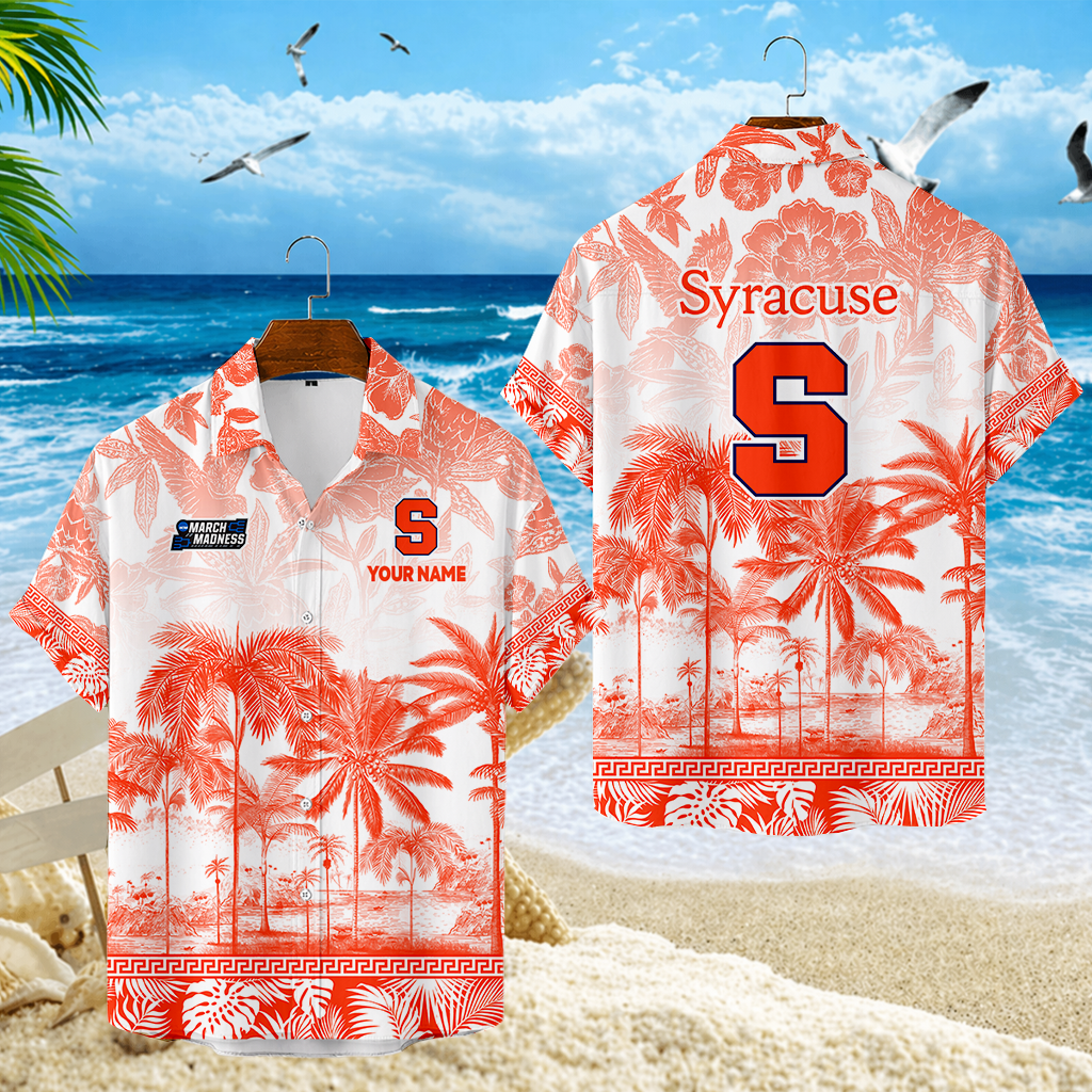 LIMITED EDITION - NEW CUSTOMIZED MAM19 SYO SYRACUSE ORANGE UNISEX HAWAIIAN SHIRT