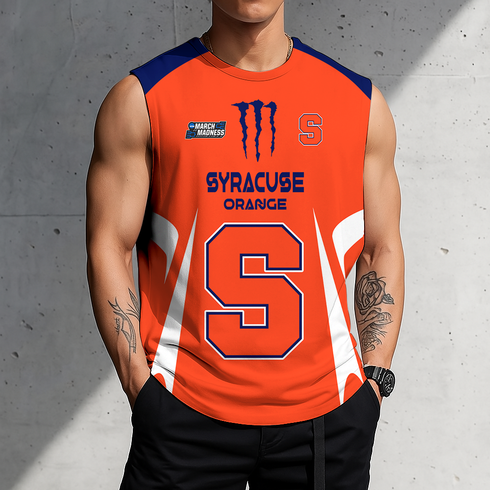 LIMITED DROP - NEW CUSTOMIZED | NCAA MAM19 SYO SY ORANGE MEN'S GYM SHIRT