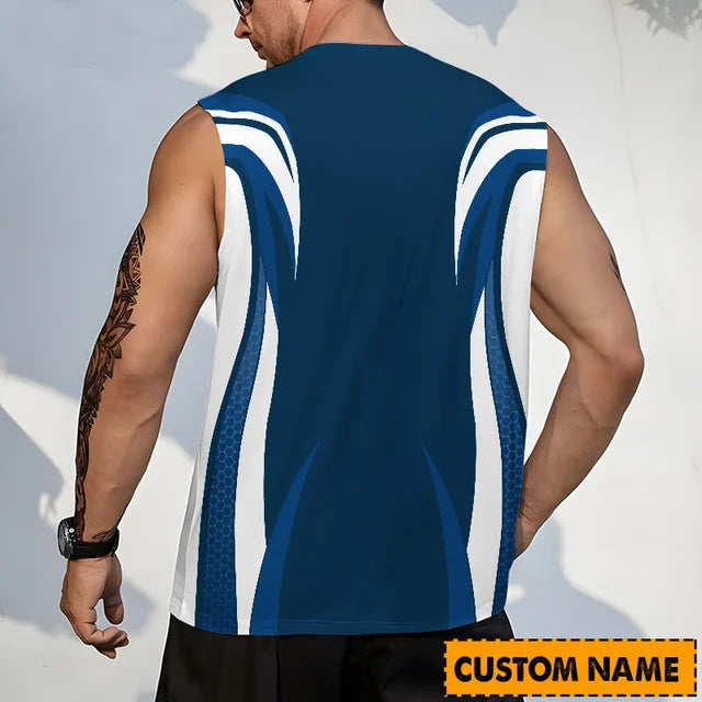 LIMITED EDITION - NEW CUSTOMIZED NHL19 VCC VANCOUVER CANUCKS TANK TOP & GYM SHIRT