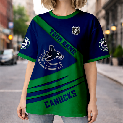 LIMITED EDITION - NEW CUSTOMIZED NHL19 VCC VANCOUVER CANUCKS UNISEX T-SHIRT, SWEATSHIRTS, HOODIE & JACKETS
