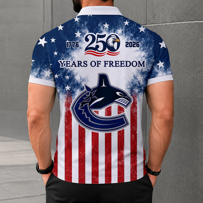 LIMITED EDITION - NEW CUSTOMIZED NHL19 VCC VANCOUVER CANUCKS POLO SHIRT, ZIP POLO SHIRT & T-SHIRTS