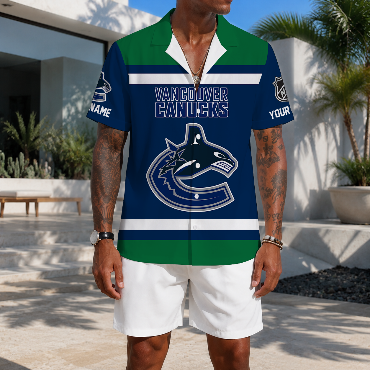 LIMITED EDITION - NEW CUSTOMIZED NHL19 VCC VANCOUVER CANUCKS UNISEX HAWAIIAN SHIRT