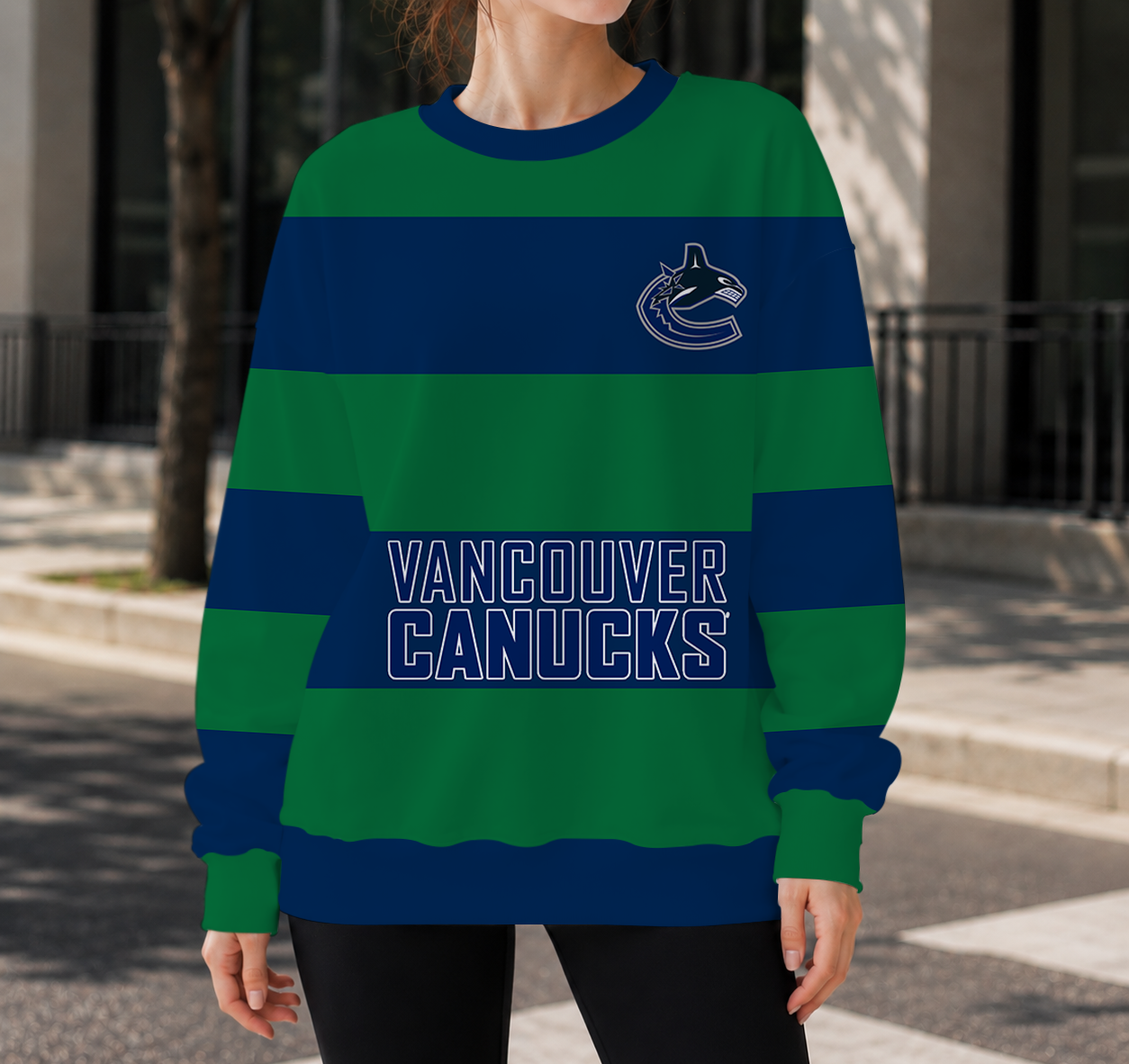 SPECIAL EDITION - NEW CUSTOMIZED NHL19 VCC VANCOUVER CANUCKS UNISEX SWEATSHIRT