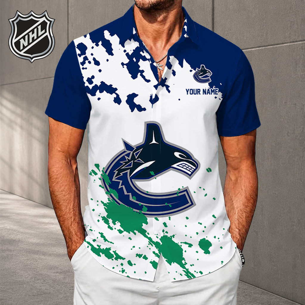 LIMITED EDITION - NEW CUSTOMIZED NHL19 VCC VANCOUVER CANUCKS UNISEX HAWAIIAN SHIRT