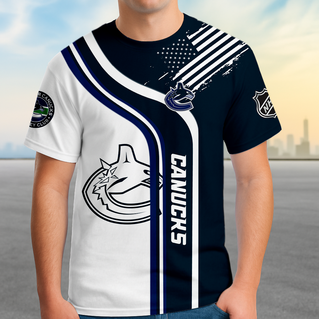 ELITE EDITION - NEW CUSTOMIZED NHL19 VCC VANCOUVER CANUCKS POLO SHIRT, ZIP POLO SHIRT & T-SHIRTS