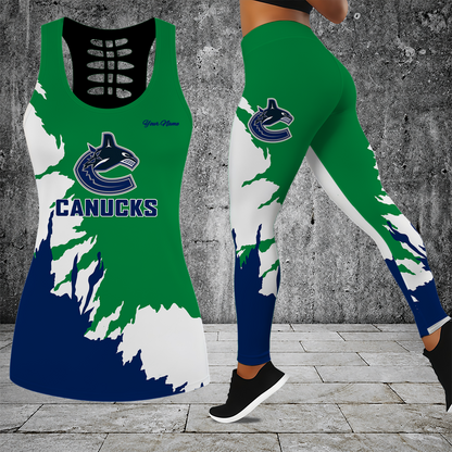 [SUPER SALE] NEW CUSTOMIZED NHL19 VCC VANCOUVER CANUCKS MEN'S DRAWSTRING CARGO SHORTS