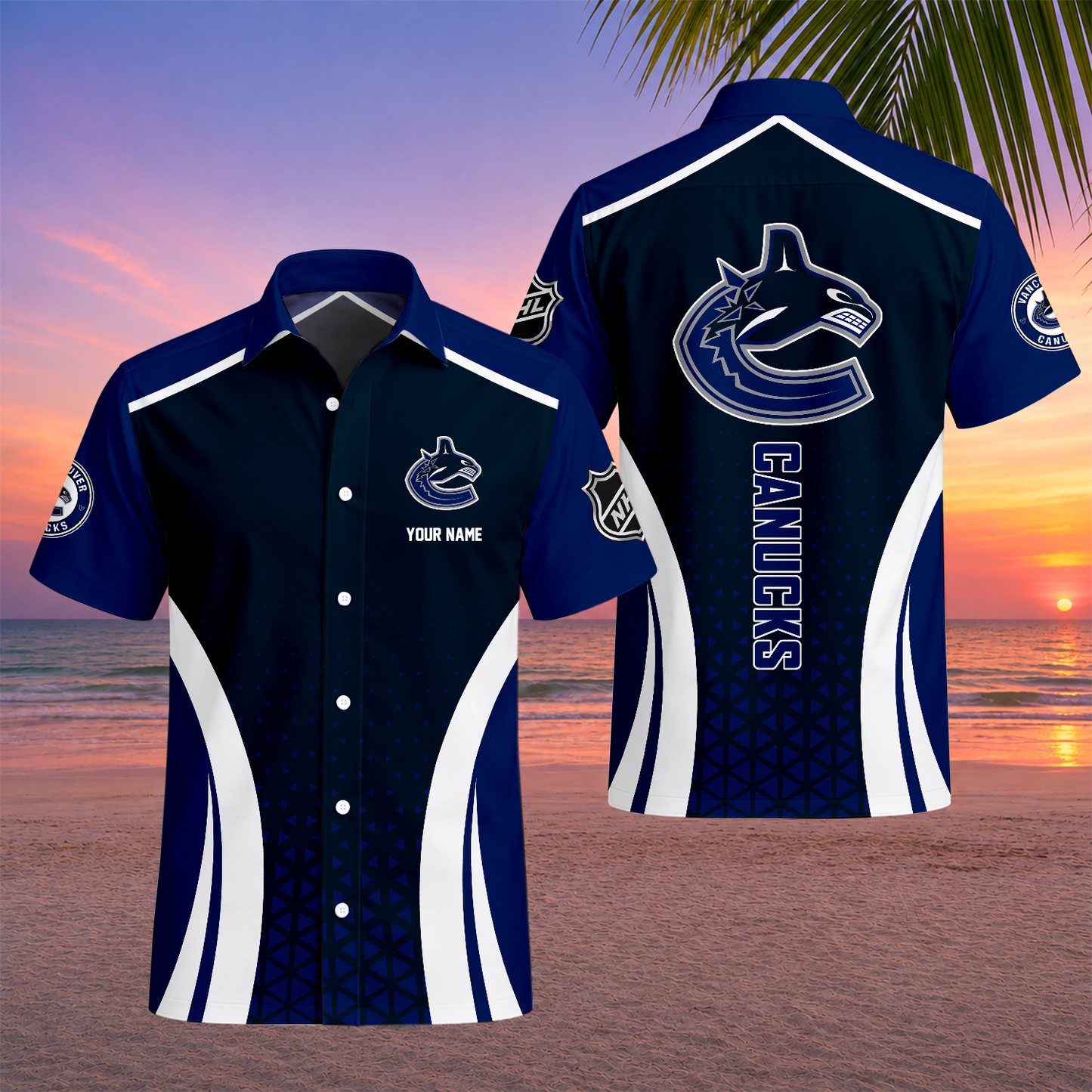LIMITED EDITION - NEW CUSTOMIZED NHL19 VCC VANCOUVER CANUCKS UNISEX HAWAIIAN SHIRT
