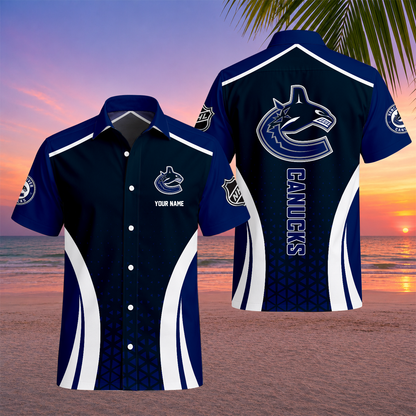 LIMITED EDITION - NEW CUSTOMIZED NHL19 VCC VANCOUVER CANUCKS UNISEX HAWAIIAN SHIRT