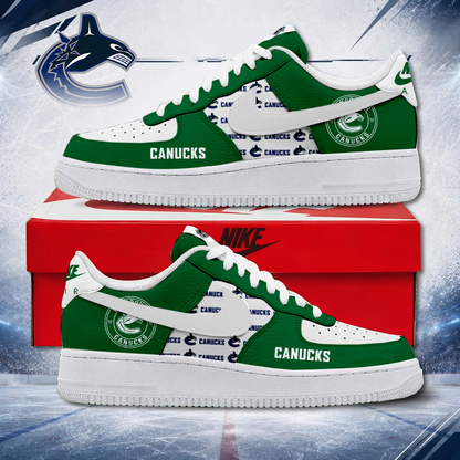 MEGA SALE - NEW CUSTOMIZED NHL19 VANCOUVER CANUCKS AF1 SHOES
