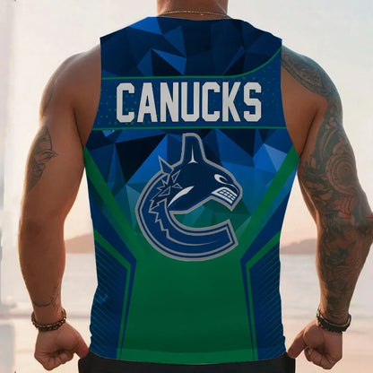 [SUPER SALE] NEW CUSTOMIZED NHL19 VCC VANCOUVER CANUCKS UNISEX TANK TOP