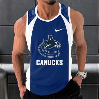 [SUPER SALE] NEW CUSTOMIZED NHL19 VCC VANCOUVER CANUCKS UNISEX TANK TOP