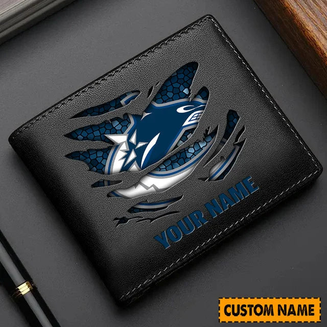 LIMITED EDITION - NEW CUSTOMIZED NHL19 VCC VANCOUVER CANUCKS LEATHER WALLET