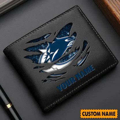 LIMITED EDITION - NEW CUSTOMIZED NHL19 VCC VANCOUVER CANUCKS LEATHER WALLET