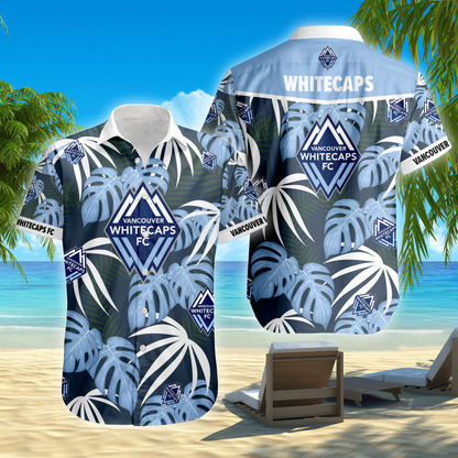 ENDING TODAY - NEW CUSTOMIZED MLS19 VWF VANCOUVER WHITECAPS FC UNISEX HAWAIIAN SHIRT