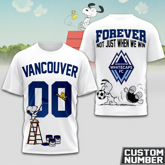ENDING TODAY - NEW CUSTOMIZED MLS19 VWF VANCOUVER WHITECAPS FC x SNOOPY HOODIE, T-SHIRTS, ZIP HOODIE, SWEATSHIRTS & POLO