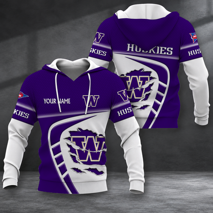 ELITE EDITION - NEW CUSTOMIZED NCAA FBS19 WSH WASHINGTON HUSKIES HOODIE, ZIP HOODIE, T-SHIRT, POLO SHIRT, ZIP POLO SHIRT & SWEATSHIRT