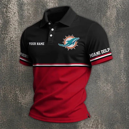 [SPECIAL OFFER] NEW CUSTOMIZED NFL19 MDP MIAMI DOLPHINS POLO SHIRT