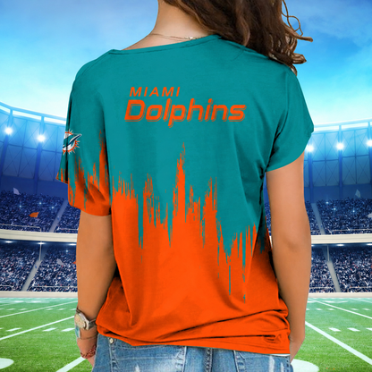 [SPECIAL OFFER] NEW CUSTOMIZED NFL19 MDP MIAMI DOLPHINS SHOULDER SHIRT