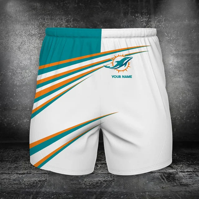 VIRAL EDITION - NEW CUSTOMIZED NFL19 MDP MIAMI DOLPHINS POLO, T-SHIRT & SHORT PANTS SET