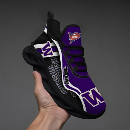 EXCLUSIVE EDITION - NEW CUSTOMIZED NCAA FBS19 WSH WASHINGTON HUSKIES CLUNKY SNEAKERS