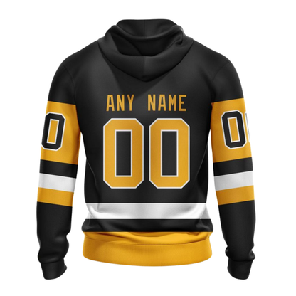 LIMITED EDITION - NEW CUSTOMIZED NHL26 PBP PITTSBURGH PENGUINS COMBO HOODIE & LONGPANTS
