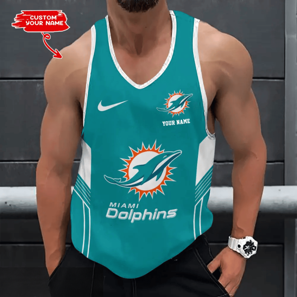 [SPECIAL OFFER] NEW CUSTOMIZED NFL19 MDP MIAMI DOLPHINS UNISEX TANK TOP