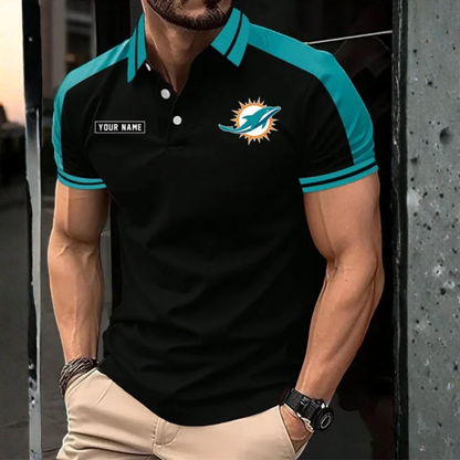 [SPECIAL OFFER] NEW CUSTOMIZED NFL19 MDP MIAMI DOLPHINS POLO SHIRT