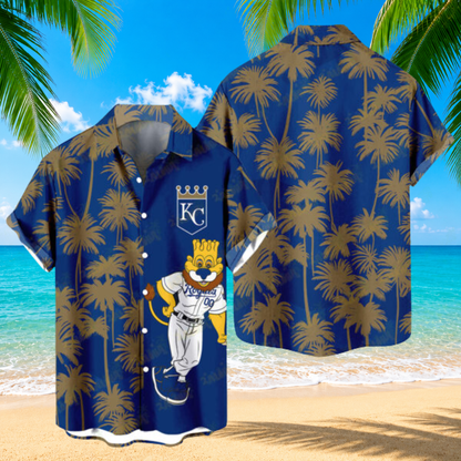 LIMITED EDITION - NEW CUSTOMIZED MLB19 KCR KANSAS CITY ROYALS UNISEX HAWAIIAN SHIRT