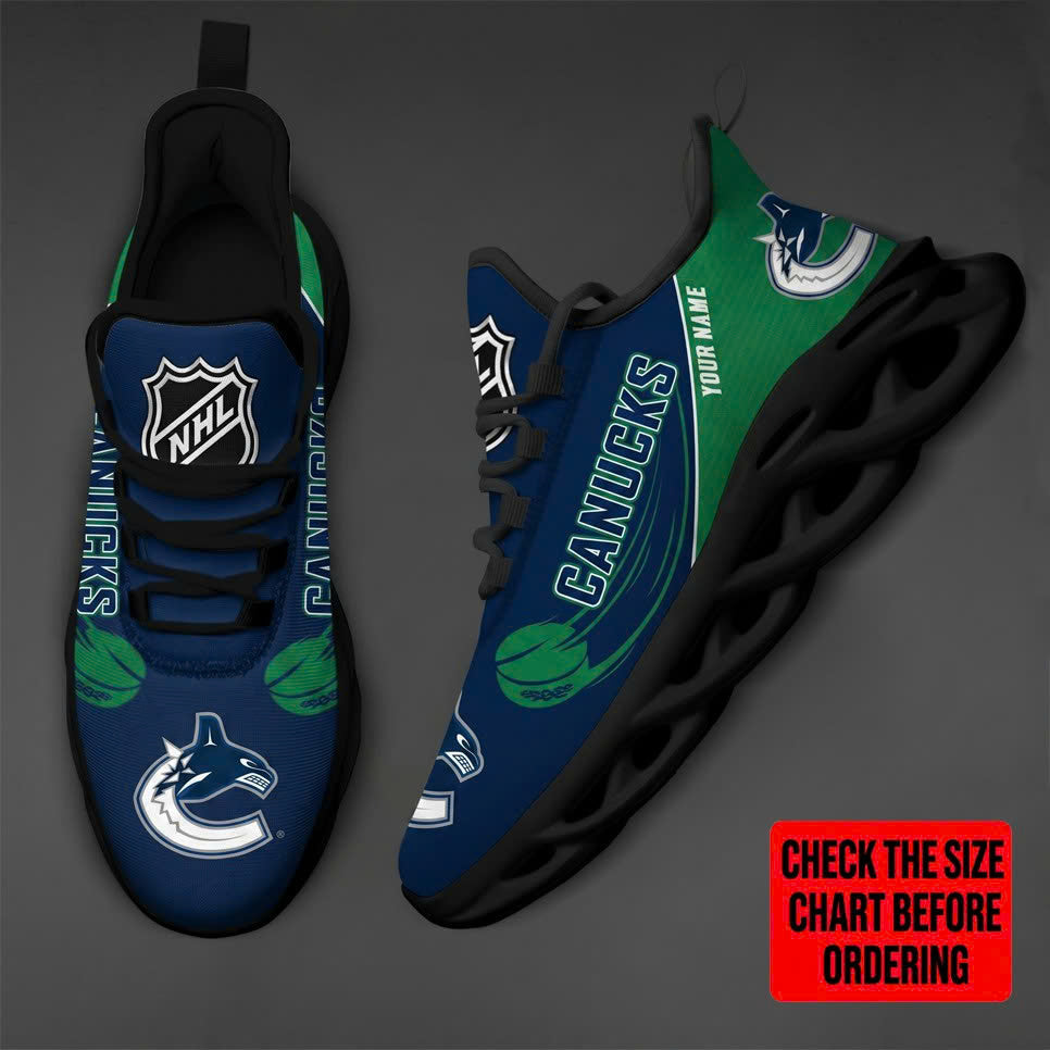 [SUPER SALE] NEW CUSTOMIZED NHL19 VCC VANCOUVER CANUCKS CLUNKY SNEAKERS