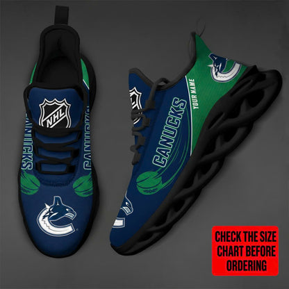 [SUPER SALE] NEW CUSTOMIZED NHL19 VCC VANCOUVER CANUCKS CLUNKY SNEAKERS