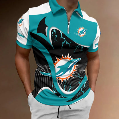 LIMITED EDITION - NEW CUSTOMIZED NFL19 MDP MIAMI DOLPHINS T-SHIRT, POLO SHIRT, ZIP POLO SHIRT, SWEATSHIRT, HOODIE & ZIP HOODIE