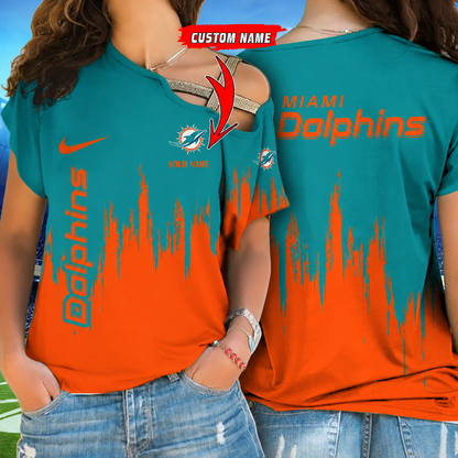 [SPECIAL OFFER] NEW CUSTOMIZED NFL19 MDP MIAMI DOLPHINS SHOULDER SHIRT