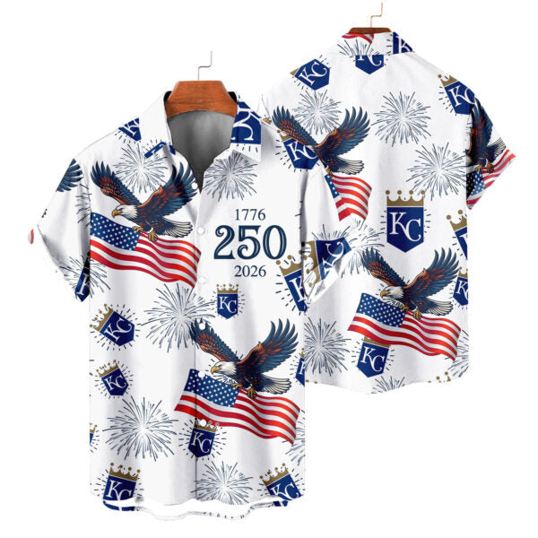 LIMITED EDITION - NEW CUSTOMIZED MLB19 KCR KANSAS CITY ROYALS UNISEX HAWAIIAN SHIRT