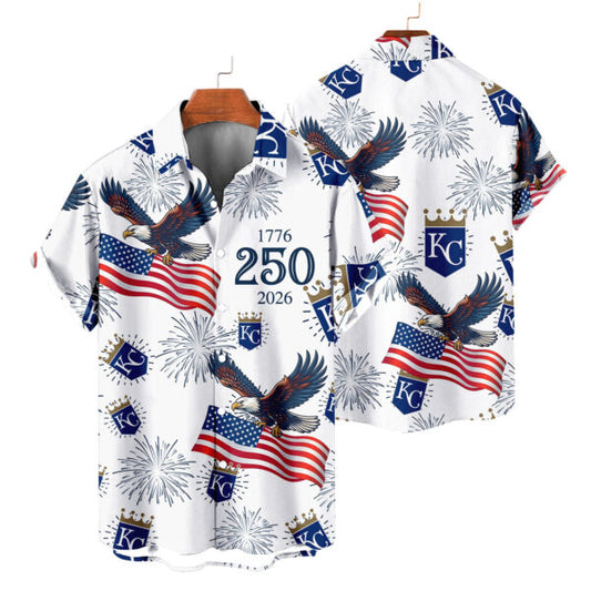 LIMITED EDITION - NEW CUSTOMIZED MLB19 KCR KANSAS CITY ROYALS UNISEX HAWAIIAN SHIRT