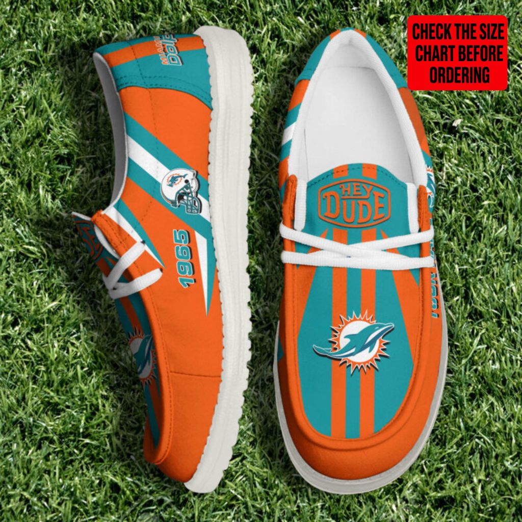 [SPECIAL OFFER] NEW CUSTOMIZED NFL19 MDP MIAMI DOLPHINS LOAFER SHOES