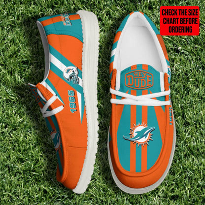 [SPECIAL OFFER] NEW CUSTOMIZED NFL19 MDP MIAMI DOLPHINS LOAFER SHOES