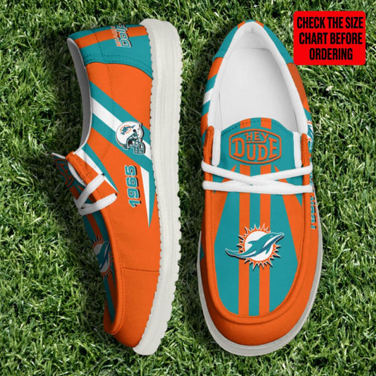 [SPECIAL OFFER] NEW CUSTOMIZED NFL19 MDP MIAMI DOLPHINS LOAFER SHOES
