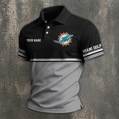 [SPECIAL OFFER] NEW CUSTOMIZED NFL19 MDP MIAMI DOLPHINS POLO SHIRT