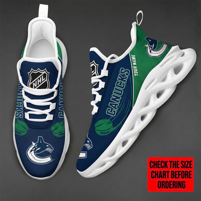 [SUPER SALE] NEW CUSTOMIZED NHL19 VCC VANCOUVER CANUCKS CLUNKY SNEAKERS
