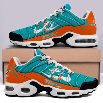[SPECIAL OFFER] NEW CUSTOMIZED NFL19 MDP MIAMI DOLPHINS AIR MAX PLUS SNEAKERS