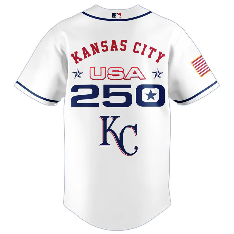 LIMITED EDITION - NEW CUSTOMIZED MLB19 KCR KANSAS CITY ROYALS BASEBALL JERSEY