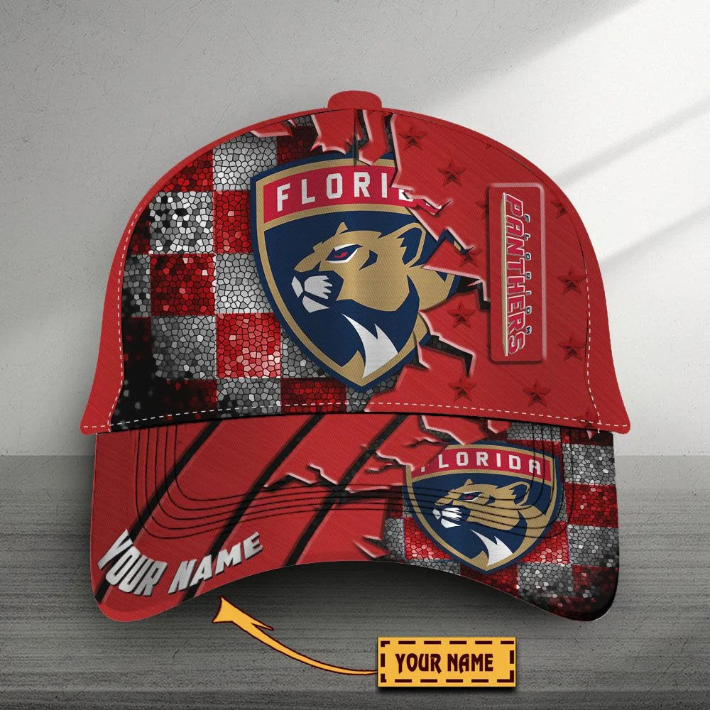 VIRAL EDITON - NEW CUSTOMIZED NHL01 FPT FLORIDA PANTHERS CLASSIC CAP