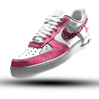 VIRAL EDITION - NEW CUSTOMIZED NFL01 KCC KANSAS CITY CHIEFS AF1 SNEAKERS