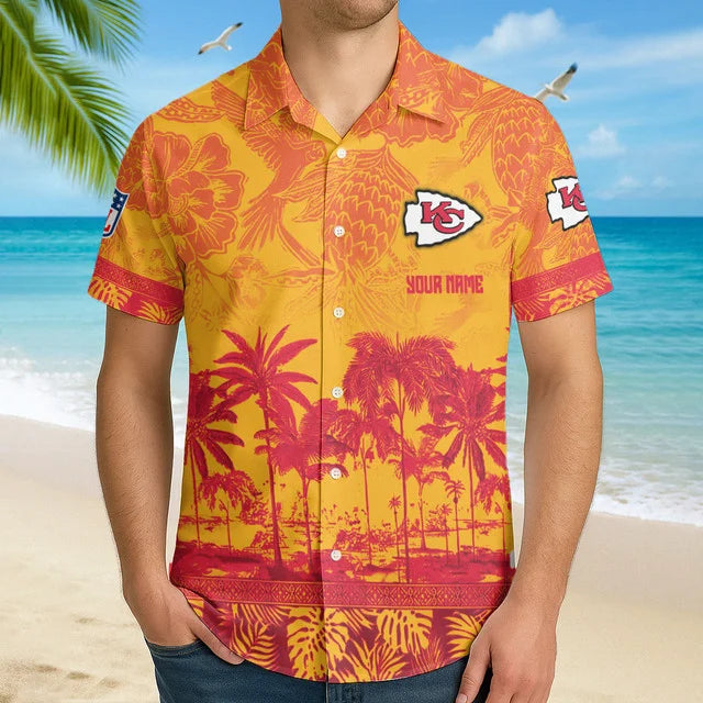 LIMITED EDITION - NEW CUSTOMIZED NFL01 KCC KANSAS CITY CHIEFS UNISEX HAWAIIAN SHIRT