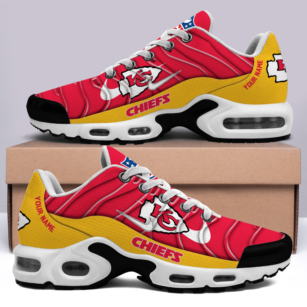 [SPECIAL OFFER] NEW CUSTOMIZED NFL01 KCC KANSAS CITY CHIEFS AIR MAX PLUS SNEAKERS