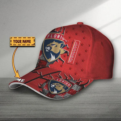 VIRAL EDITON - NEW CUSTOMIZED NHL01 FPT FLORIDA PANTHERS CLASSIC CAP