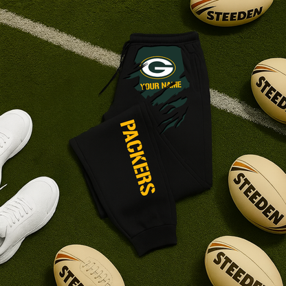 LIMITED EDITION - NEW PERSONALIZED NFL08 GBP GREEN BAY PACKERS JOGGERS