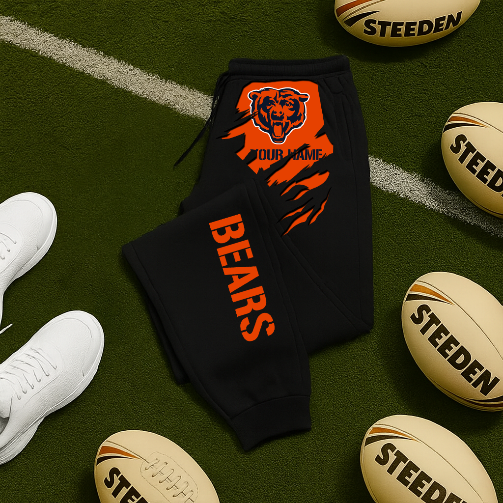 LIMITED EDITION - NEW PERSONALIZED NFL26 CCB CHICAGO BEARS JOGGERS